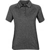 Stormtech Women's Carbon Heather/Black Tundra Polo