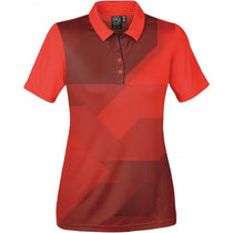 Stormtech Women's True Red/Black Edge Polo