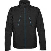 Stormtech Men's Black/Electric Blue Explorer Shell