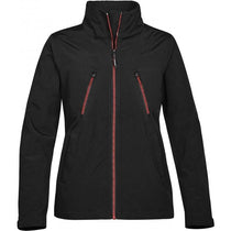 Stormtech Women's Black/True Red Explorer Shell