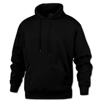 BAW Men's Black Pullover Fleece Hooded