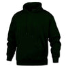 BAW Men's Dark Green Pullover Fleece Hooded