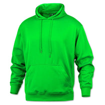 BAW Men's Neon Green Pullover Fleece Hooded