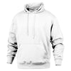 BAW Men's White Pullover Fleece Hooded