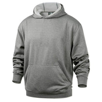BAW Men's Heather Grey Pullover Fleece Hooded