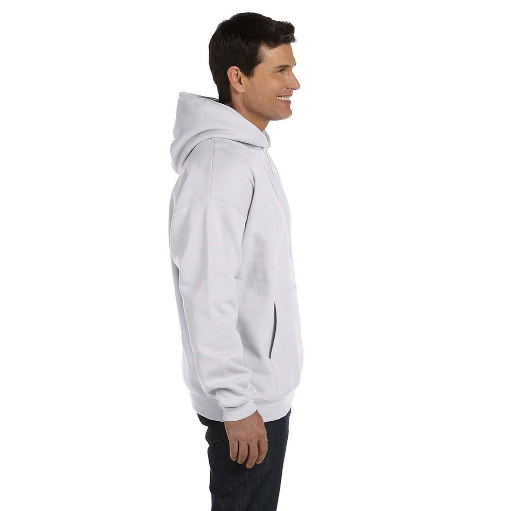 Hanes Men's Ash 9.7 oz. Ultimate Cotton 90/10 Pullover Hood