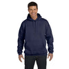 Hanes Men's Navy 9.7 oz. Ultimate Cotton 90/10 Pullover Hood