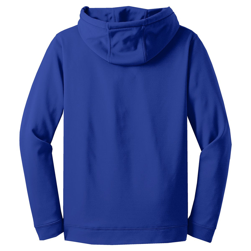 Sport-Tek Men's True Royal Sport-Wick Fleece Hooded Pullover