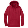 Sport-Tek Men's Deep Red Sport-Wick Fleece Hooded Pullover