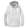 Sport-Tek Men's White Sport-Wick Fleece Hooded Pullover