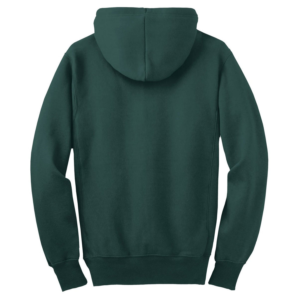 Sport-Tek Men's Dark Green Super Heavyweight Full-Zip Hooded Sweatshirt