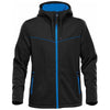 Stormtech Men's Black/Azure Blue Logan Perforamance Hoody