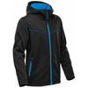 Stormtech Men's Black/Azure Blue Logan Perforamance Hoody