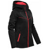 Stormtech Women's Black/Bright Red Logan Performance Hoody