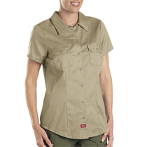 Dickies Women's Khaki 5.25 Oz. Women's Twill Shirt