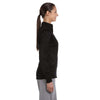 Russell Athletic Women's Black Tech Fleece Full-Zip Cadet