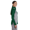 Russell Athletic Women's Dark Green/Steel Tech Fleece Full-Zip Cadet