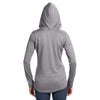 Russell Athletic Women's Steel Tech Fleece Quarter-Zip Pullover Hood
