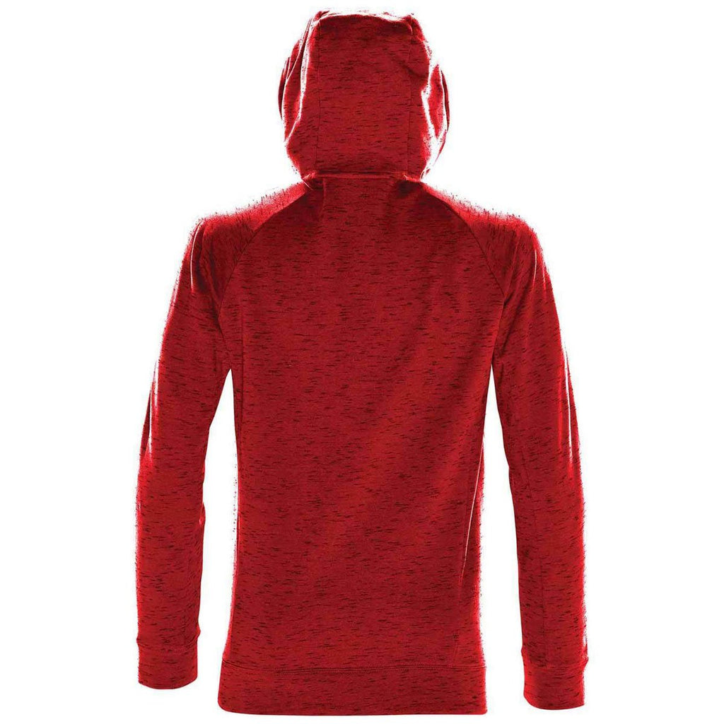 Stormtech Men's Red Heather Cascade Fleece Hoody