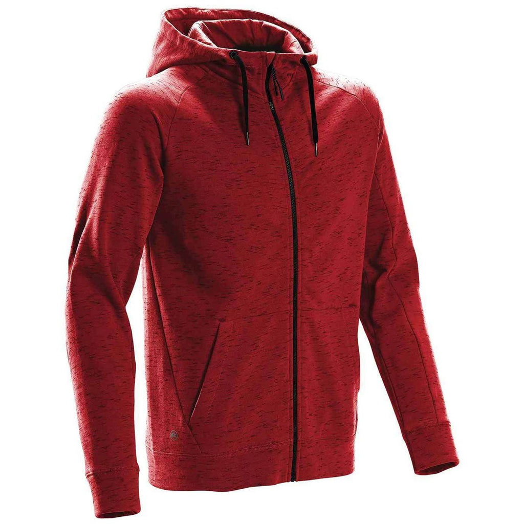 Stormtech Men's Red Heather Cascade Fleece Hoody