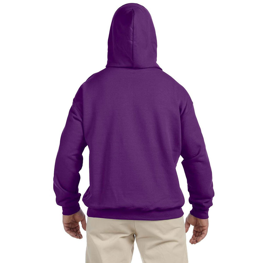 Gildan Men's Purple DryBlend 50/50 Hoodie