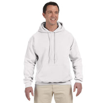 Gildan Men's White DryBlend 50/50 Hoodie