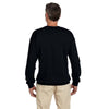 Gildan Men's Black Heavy Blend 50/50 Fleece Crew