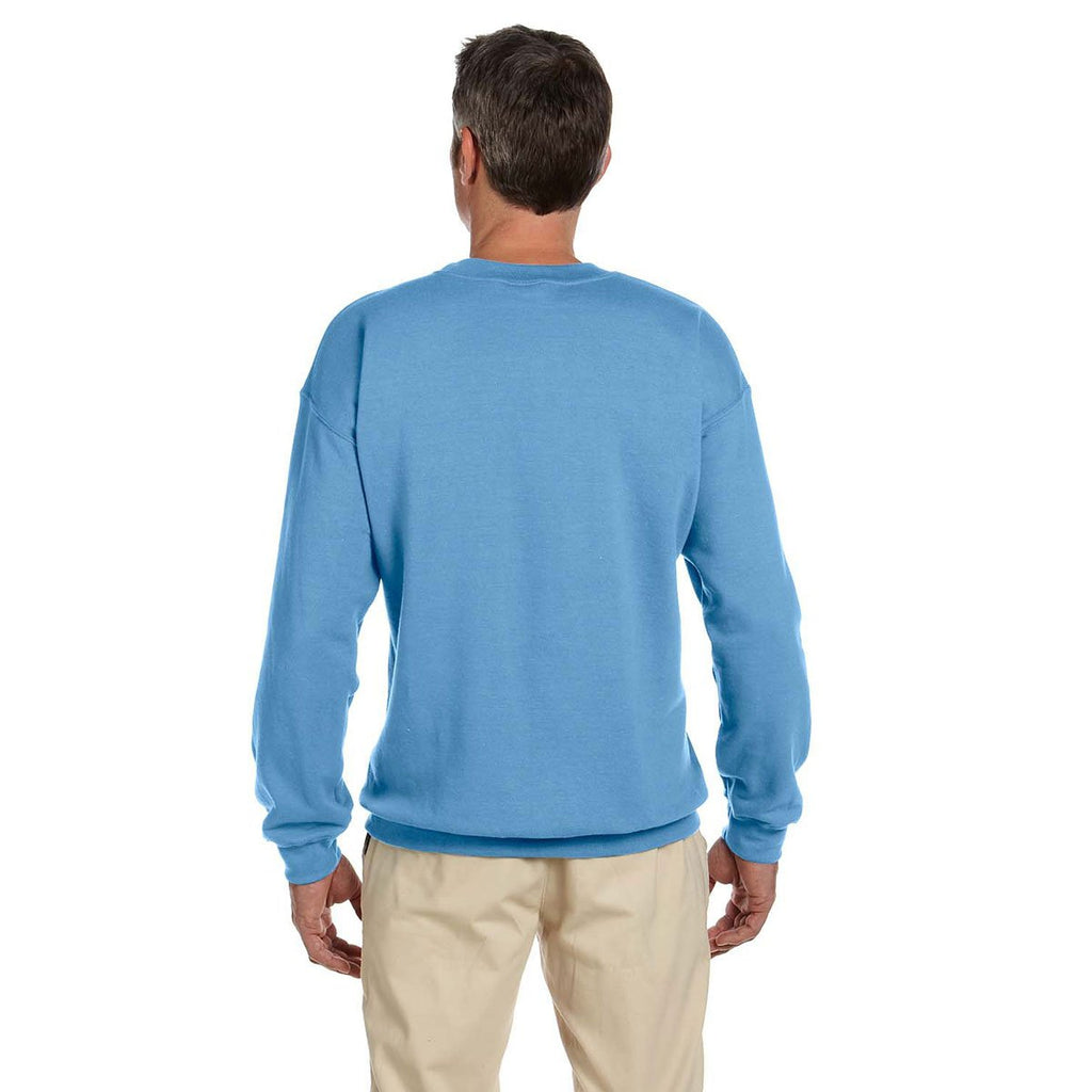 Gildan Men's Carolina Blue Heavy Blend 50/50 Fleece Crew