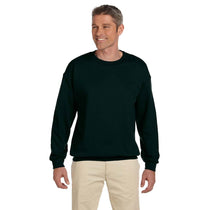 Gildan Men's Forest Green Heavy Blend 50/50 Fleece Crew