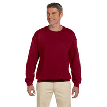 Gildan Men's Garnet Heavy Blend 50/50 Fleece Crew