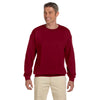 Gildan Men's Garnet Heavy Blend 50/50 Fleece Crew