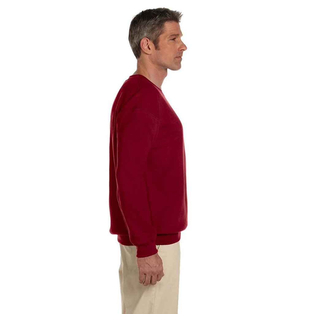 Gildan Men's Garnet Heavy Blend 50/50 Fleece Crew