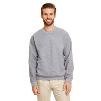 Gildan Men's Graphite Heather Heavy Blend 50/50 Fleece Crew