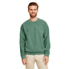 Gildan Men's Heather Sport Dark Green Heavy Blend 50/50 Fleece Crew