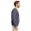 Gildan Men's Heather Sport Dark Navy Heavy Blend 50/50 Fleece Crew
