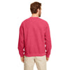 Gildan Men's Heather Sport Scarlet Red Heavy Blend 50/50 Fleece Crew