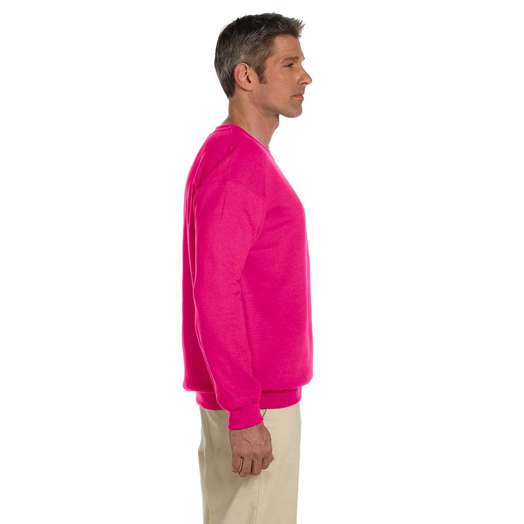 Gildan Men's Heliconia Heavy Blend 50/50 Fleece Crew