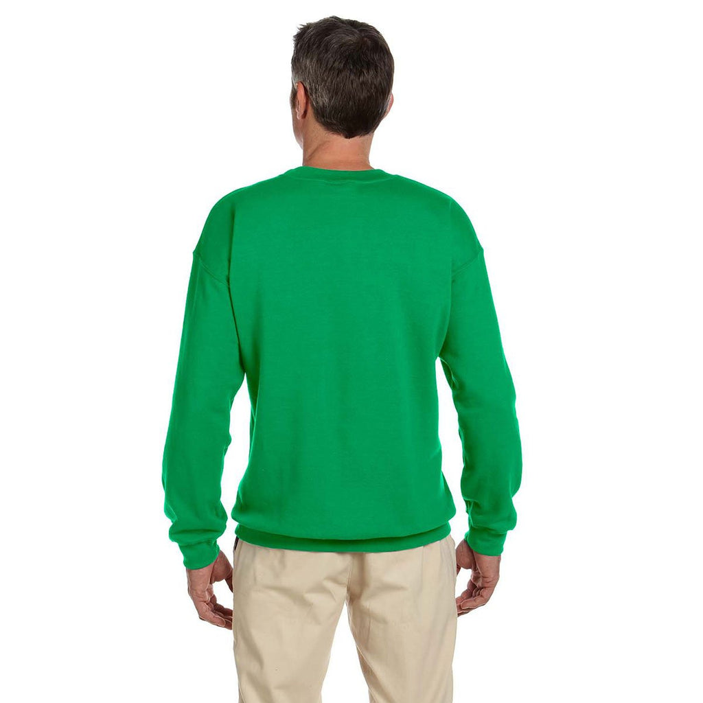 Gildan Men's Irish Green Heavy Blend 50/50 Fleece Crew