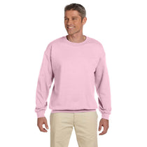 Gildan Men's Light Pink Heavy Blend 50/50 Fleece Crew