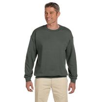 Gildan Men's Military Green Heavy Blend 50/50 Fleece Crew