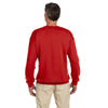 Gildan Men's Red Heavy Blend 50/50 Fleece Crew