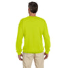 Gildan Men's Safety Green Heavy Blend 50/50 Fleece Crew