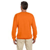Gildan Men's Safety Orange Heavy Blend 50/50 Fleece Crew