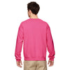 Gildan Men's Safety Pink Heavy Blend 50/50 Fleece Crew
