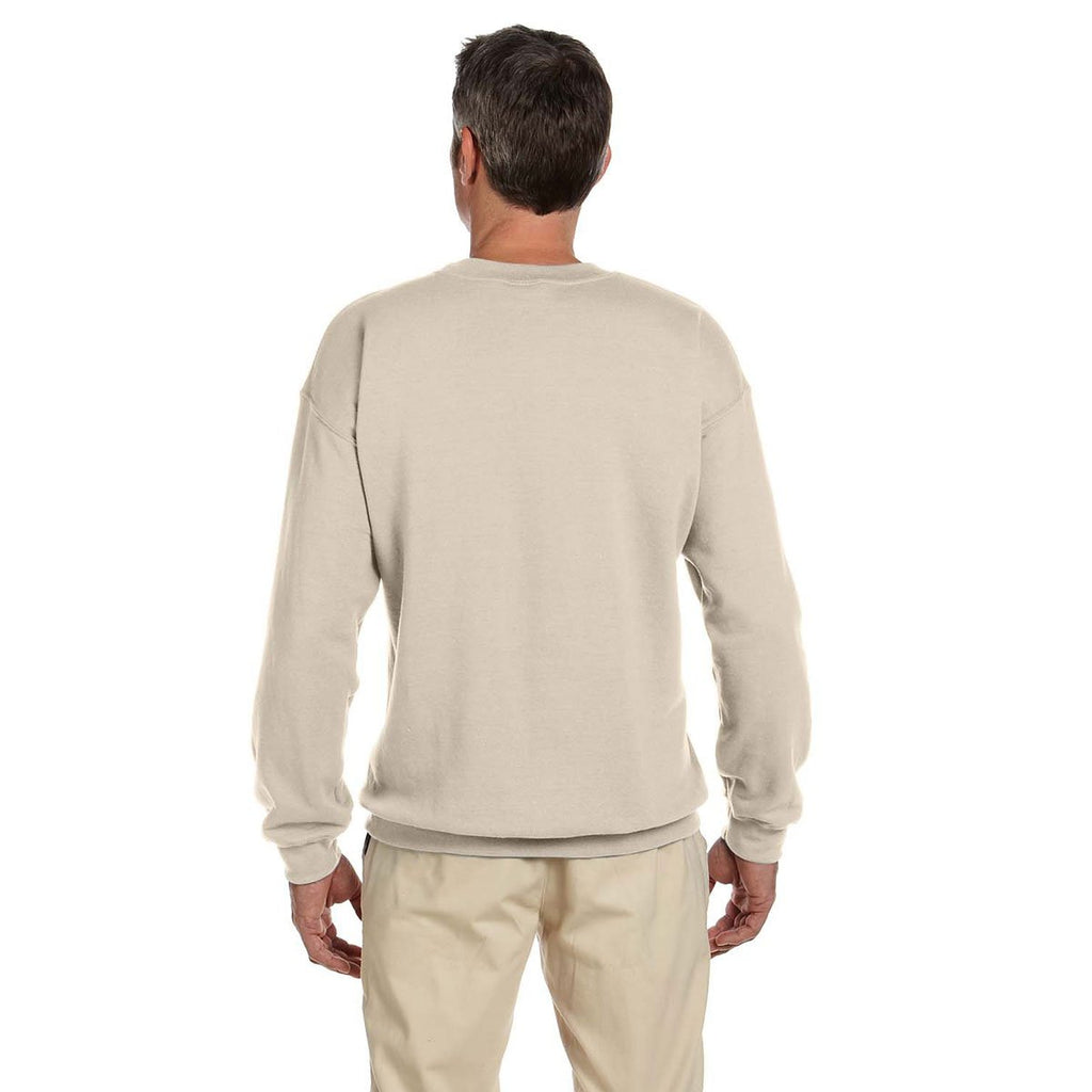 Gildan Men's Sand Heavy Blend 50/50 Fleece Crew