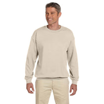 Gildan Men's Sand Heavy Blend 50/50 Fleece Crew