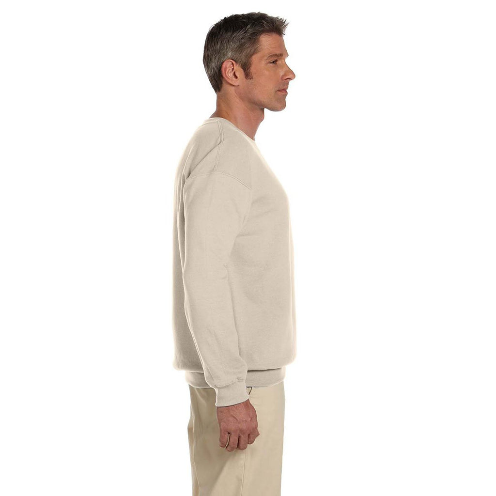 Gildan Men's Sand Heavy Blend 50/50 Fleece Crew