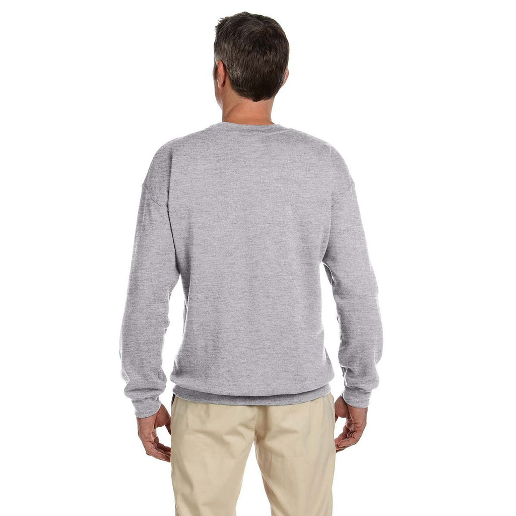 Gildan Men's Sport Grey Heavy Blend 50/50 Fleece Crew