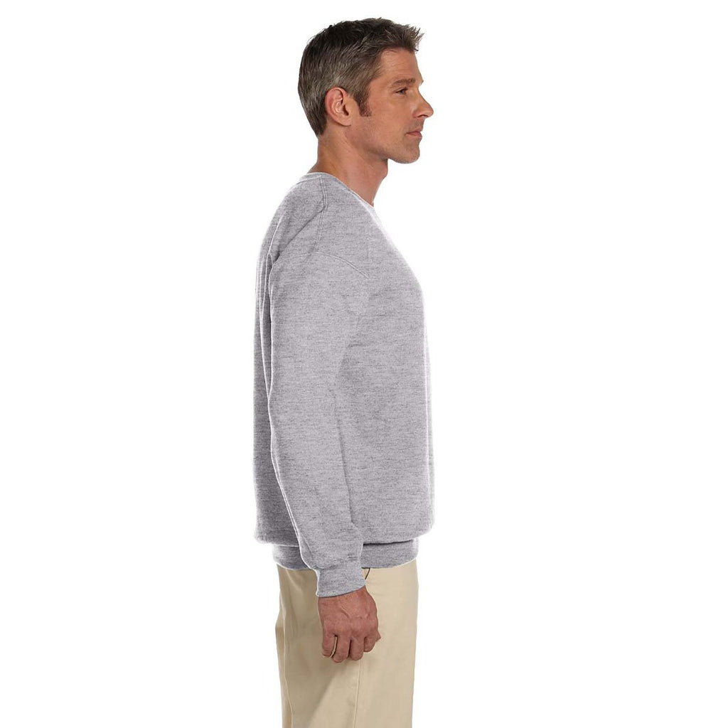 Gildan Men's Sport Grey Heavy Blend 50/50 Fleece Crew