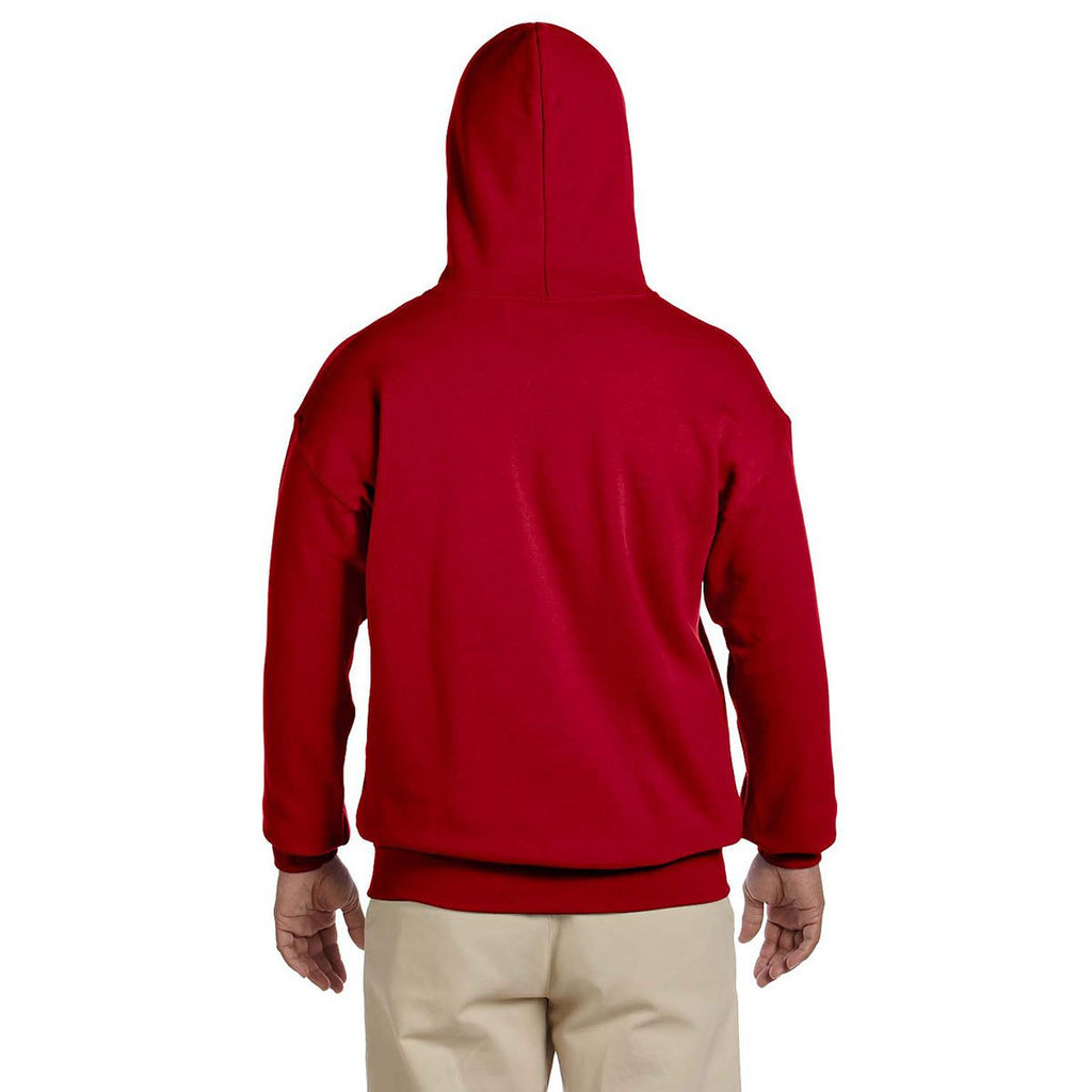 Gildan Men's Cherry Red Heavy Blend 50/50 Hoodie